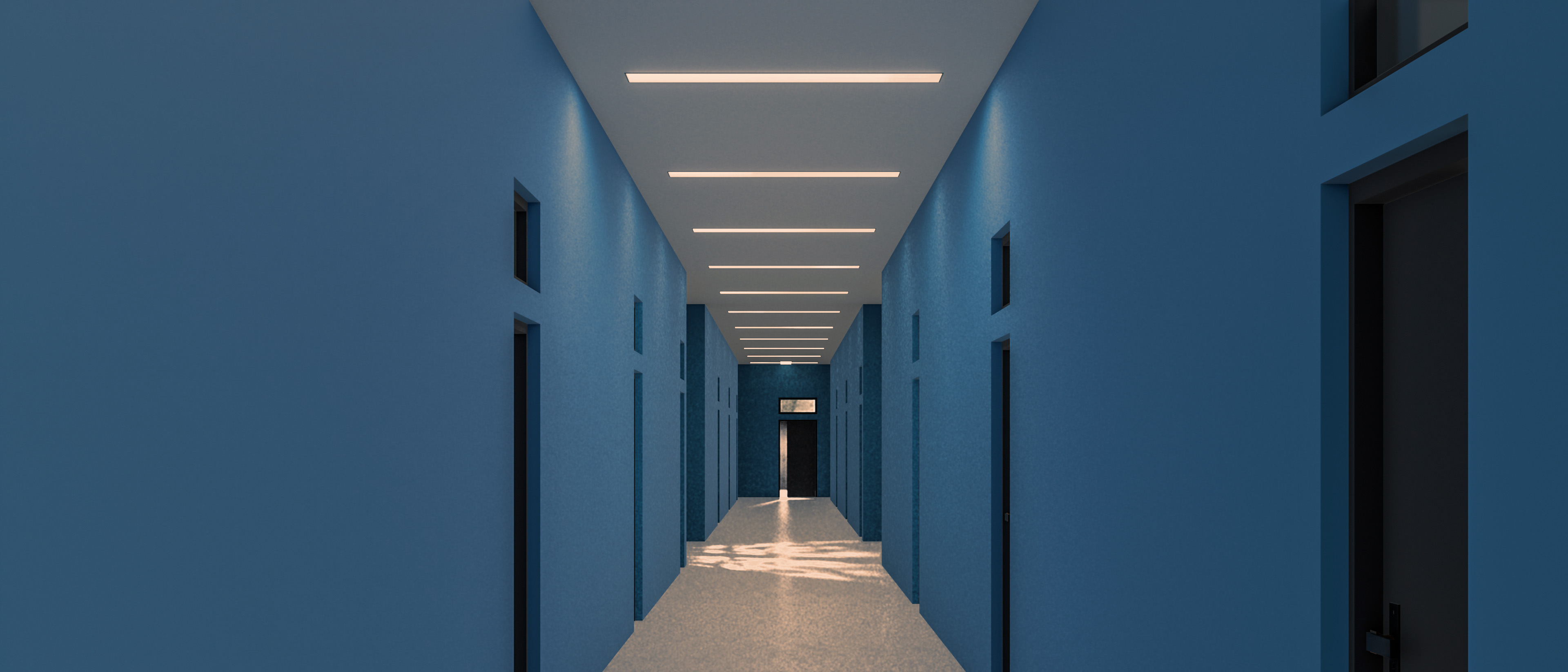School corridor